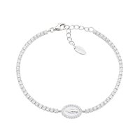 Bracciale Amen Donna Miracolosa in Argento Zirconia BTMISMBBZ16 - BTMISMBBZ16